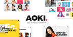Aoki - Creative Design Agency WordPress Theme