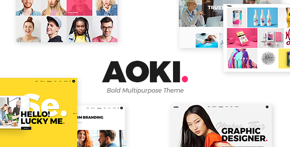Aoki - Creative Design Agency WordPress Theme