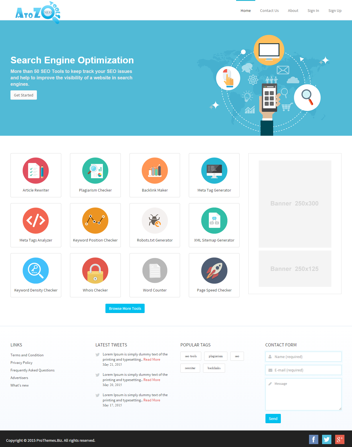 AtoZ SEO Tools - Search Engine Optimization Tools