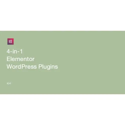 4-in-1 Elementor WordPress Bundle
