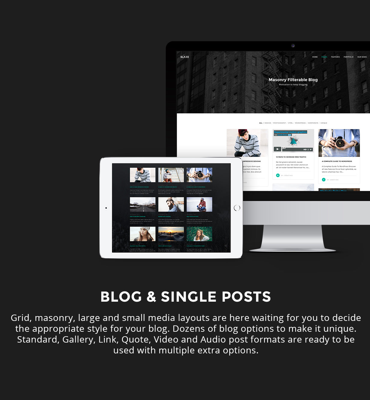 Blade - Responsive Multi-Functional WordPress Theme
