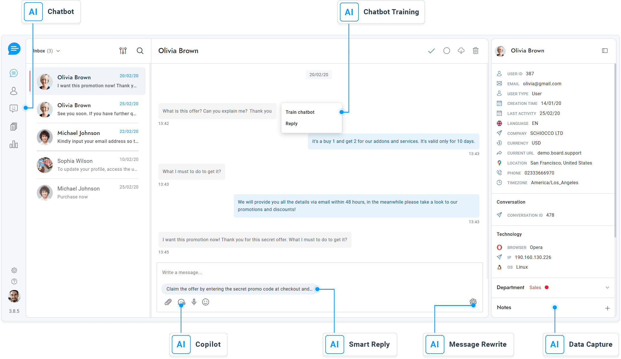 Chat - Support Board - AI Chatbot - WP