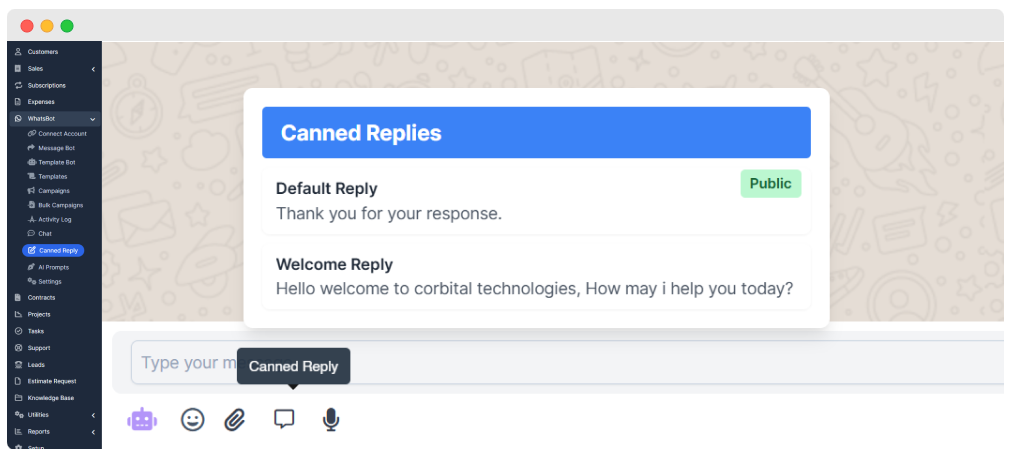 WhatsBot - WhatsApp Marketing, Bot, Chat & AI Personal Assistant Module for Perfex CRM