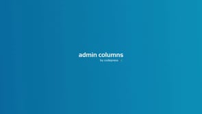 Admin Columns Pro