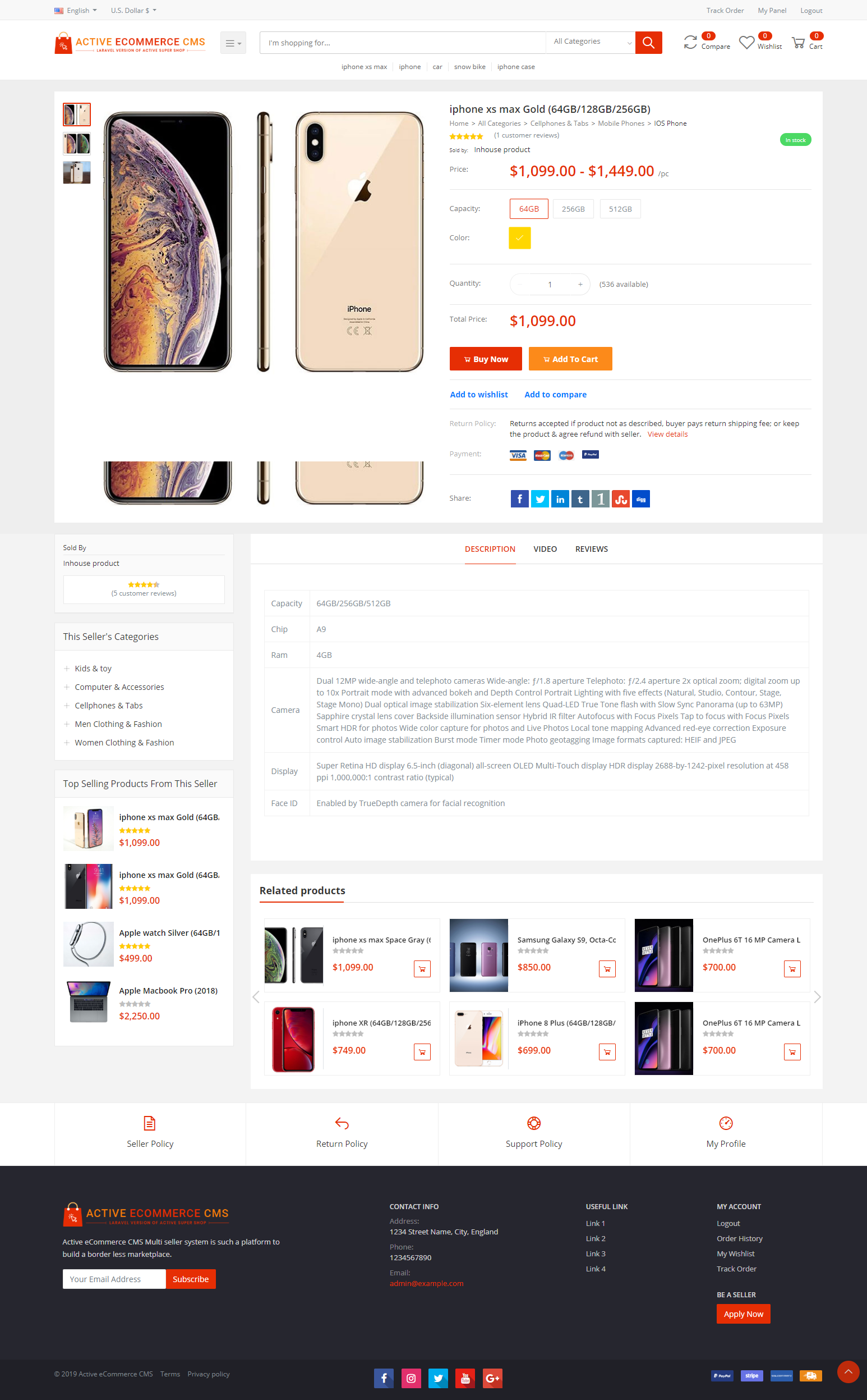 Active eCommerce CMS